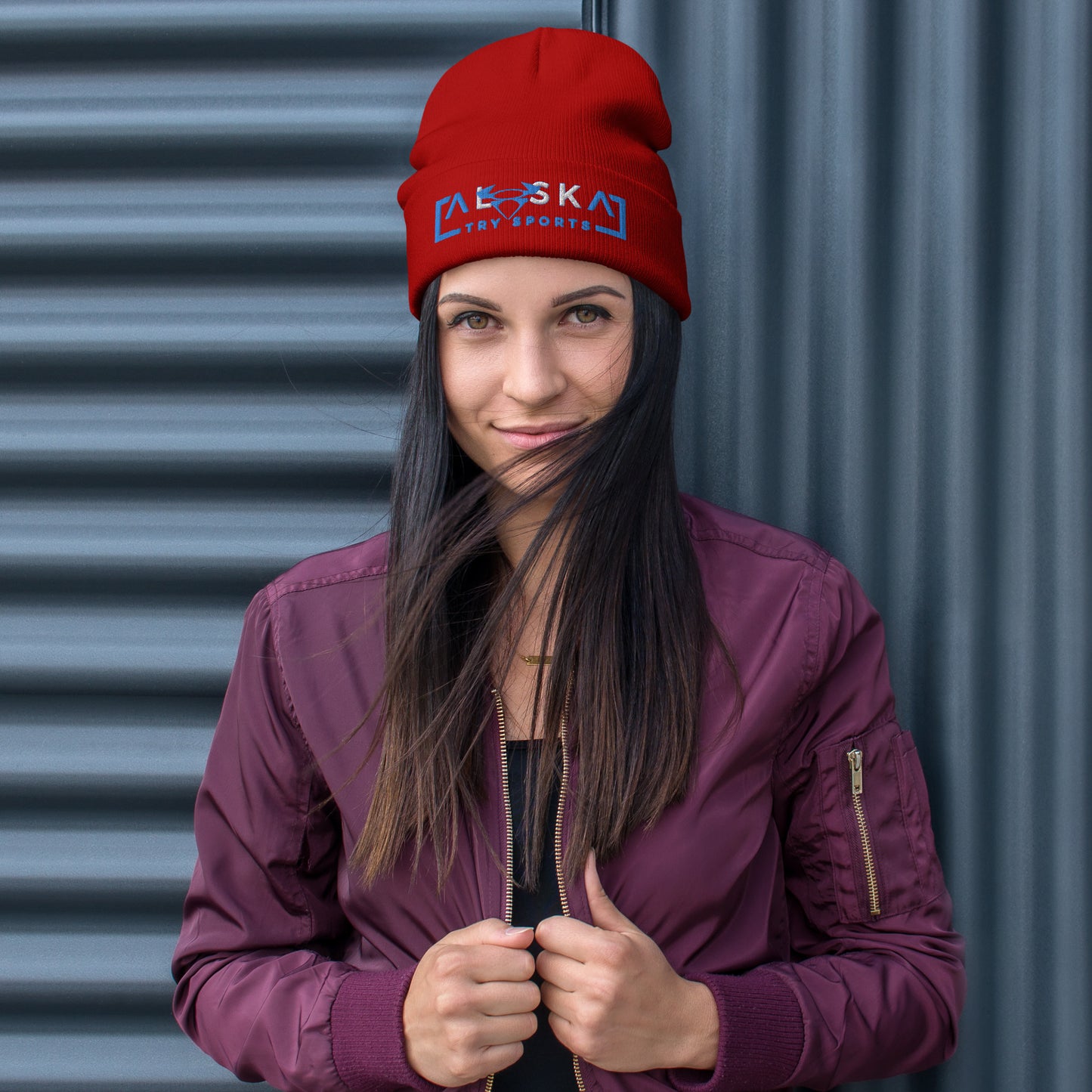 Alaska Try-Sports Embroidered Beanie