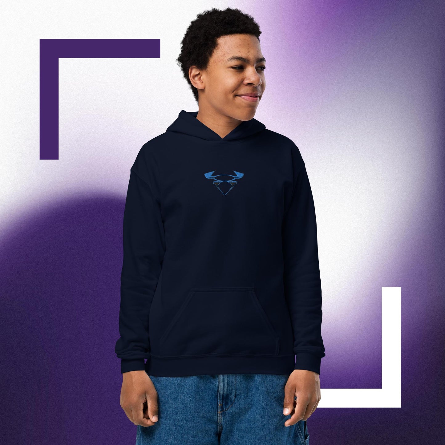 Ender Wear Emblem - Youth heavy blend hoodie