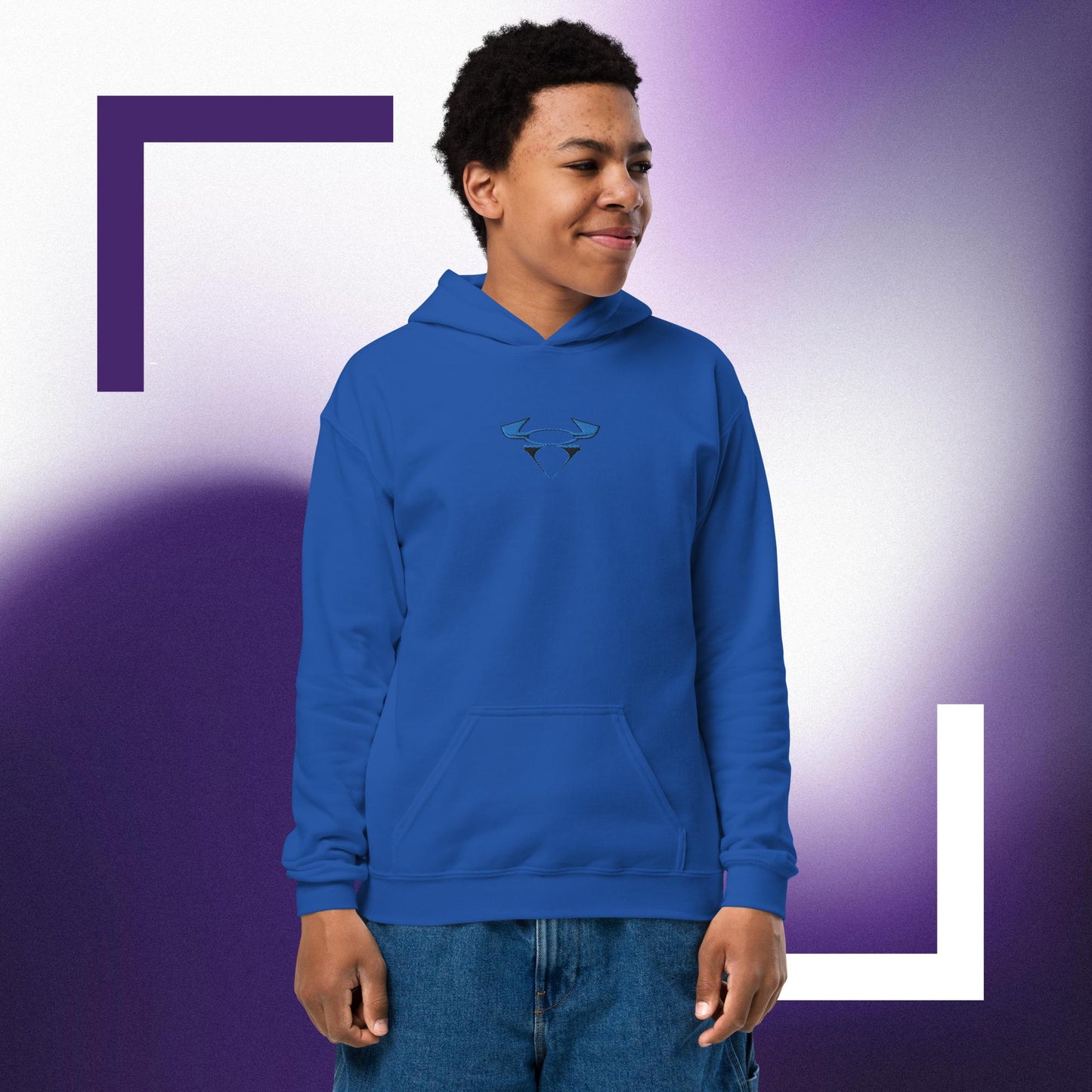 Ender Wear Emblem - Youth heavy blend hoodie